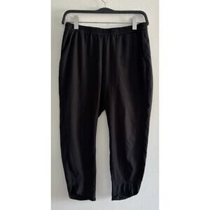 Marine Layer Re-Spun Black Pull On Casual Pants Large Petite